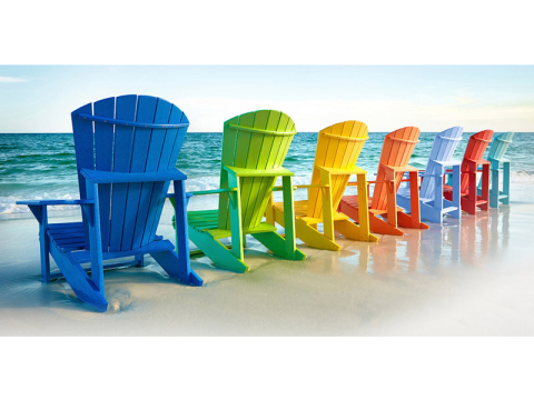 Muskoka Generation Line Adirondack Upright Chair C03 White