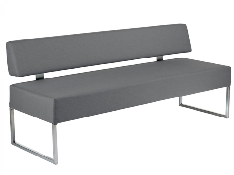 Niehoff Niden Vollpolsterbank 180cm, Sunbrella grey