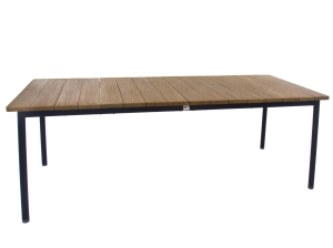 Tisch Teak schwarz 