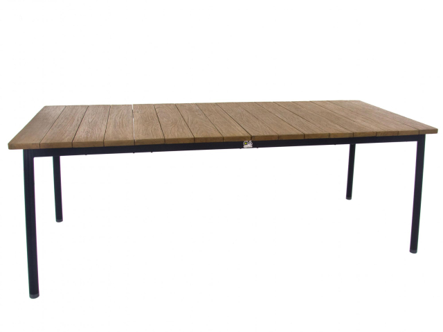 Apple Bee Milou Tisch Teak schwarz 240cm