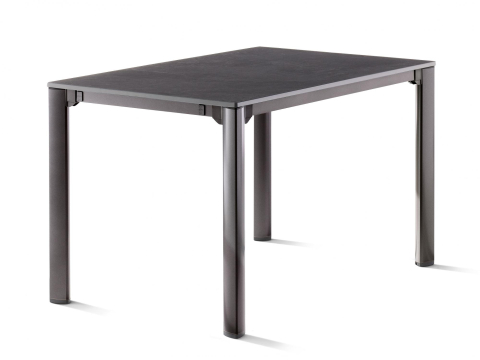 Sieger Exclusiv-Tisch verlängerbar 120-170-220cm, eisengrau-anthrazit