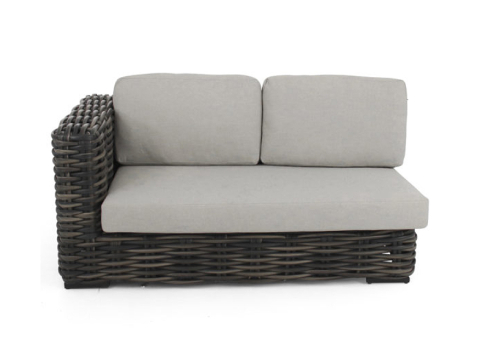 Apple Bee Elements XL black wash Sofa rechts 160cm