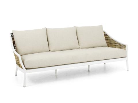 Apple Bee Milou 3-Sitzer Sofa wei 203cm