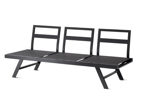 Sieger Auckland Daybed, eisengrau - Polster hellgrau