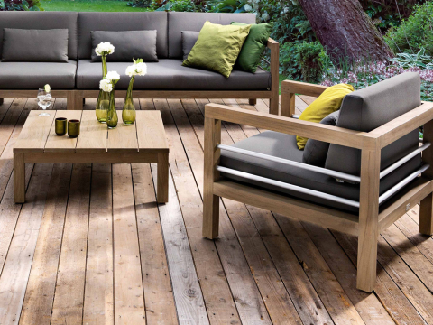 Apple Bee Del Mar Loungesessel Teak antique