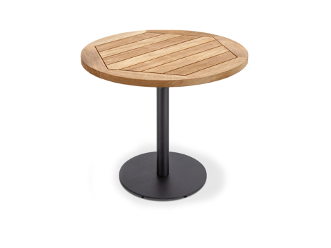 Niehoff Bistro Tisch, anthrazit, rund 95cm