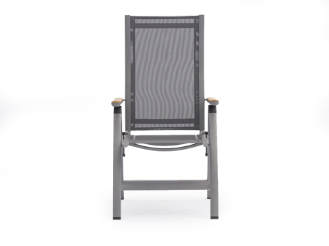 Zebra Fly Klappsessel elegance grey, Armlehnen Teak