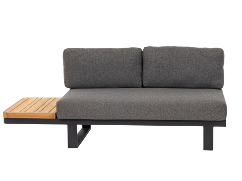 Apple Bee Mura Black Loungesofa, Ablage rechts