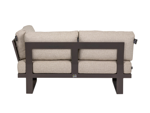 Apple Bee Mura Taupe Loungesofa, Armlehne links