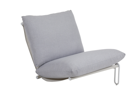 Brafab Blixt Sitz Aluminium wei, Sky grey