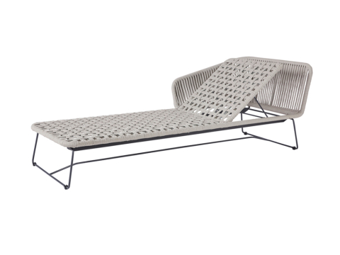 Diamond Garden Milos Daybed links, hellgrau