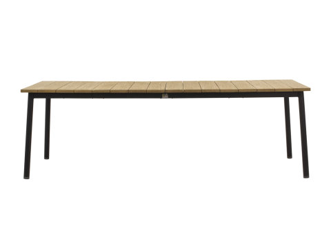 Apple Bee Milou Tisch Teak natur, schwarz 240x100cm