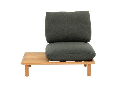 Apple Bee Sling Loungesessel Ablage rechts aus Teakholz 108cm